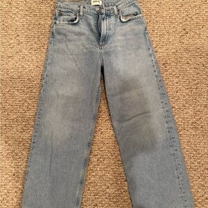 Agolde wide leg crop